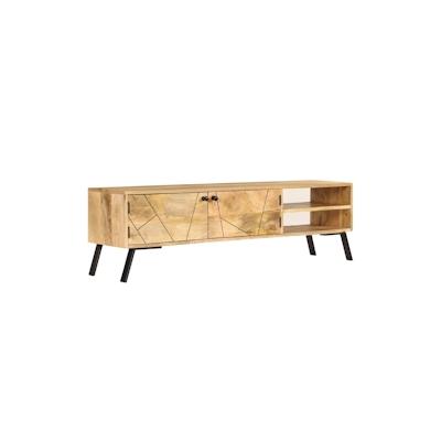 vidaXL TV-Schrank Massivholz Mango 140x30x40 cm