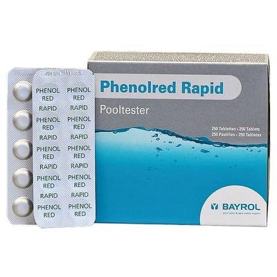 Bayrol - 250 Testtabletten Phenol Red pH-Wert für Pooltester