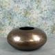 Bronze Mayfair Pebble (Large) Metal Vase