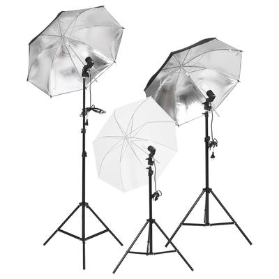 "vidaXL Fotostudio-Beleuchtung Set mit Stativen & Schirmen"