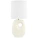 Hudson Valley Harbor Satin Ivory Ceramic Table Lamp