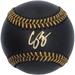 Corey Seager Texas Rangers Autographed Black Leather Baseball