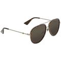 Gucci Accessories | New Gucci Grey And Black Aviator Men's Sunglasses | Color: Black/Silver | Size: 57mm-17mm-140mm