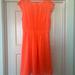 J. Crew Dresses | J. Crew Chiffon Dress In Neon Orange | Color: Orange | Size: 2