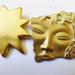 Victoria's Secret Jewelry | Lot Of 2 Victoria Secret Star & Art Nouveau Celestial Face Pin Brooch Gold Tone | Color: Gold | Size: Os