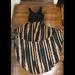 Urban Outfitters Dresses | Brand New Urban Outfitters Cage Cutout Hi To Low Dress Sz L | Color: Black/Tan | Size: L