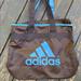 Adidas Bags | Adidas Nylon Two Toned Shoulder Bag Brown | Color: Brown | Size: Os