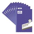 AVERY Zweckform 318-10 Kassenbestandsrechnung (A5, von Rechtsexperten geprüft, für Deutschland und Österreich zur ordnungsgemäßen, kostengünstigen Buchführung, 50 Blatt) 10er-Pack, weiß, Blau