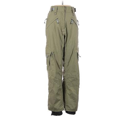 Ride Snowboards Snow Pants - High Rise: Green Activewear - Size Small