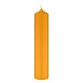 Kopschitz Kerzen Altarkerzen 10% BW Anteil (Bienenwachs Kerzen) Honig Natur 250 x Ø 80 mm, 4 Stück, Kerzen mit Dornbohrung