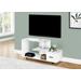 Tv Stand / 48 Inch / Console / Media Entertainment Center / Storage Drawer / Living Room / Bedroom / Laminate / White Marble Look / Contemporary / Modern - Monarch Specialties I 2609