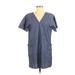 LUCCA Casual Dress - Mini: Blue Dresses - Women's Size Small