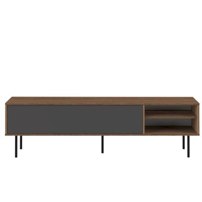 TemaHome »Ampere« TV-Schrank Schwarz mit Walnuss 165x48x40 cm