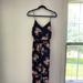 American Eagle Outfitters Pants & Jumpsuits | Lowered! Aeo Women’s Floral Jumpsuit | Color: Black/Cream | Size: Xs