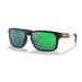 Oakley OO9102 Holbrook Sunglasses - Men's GB Matte Black Frame Prizm Jade Lens 55 OO9102-9102R3-55