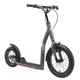 STAR SCOOTER Kick Scooter air tires for Kids 8 year old | Boy Girl Push Scooter 16" Inch, height adjustable | grey