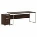 Bush Business Furniture 60W X 30D Desk & 3 Drawer Mobile Pedestal Wood/Metal in Brown | 29.91 H x 59.45 W x 29.37 D in | Wayfair HYB033BWSU