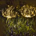 SolarEra 2 PCS Solar Firework Light 180 LED Multi Color Outdoor Firework Solar Garden Decorative Lights For Walkway Pathway Backyard Christmas Decoration Parti | Wayfair