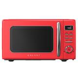 Galanz Retro Countertop Microwave Oven w/ Auto Cook & Reheat, Defrost, Quick Start Functions, Easy Clean w/ Turntable, Pull Handle | Wayfair