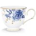 Lenox Garden Grove Teacup Bone China/Ceramic in Blue/White/Yellow | 3 H x 3.5 W in | Wayfair 834251