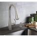 Moen Essie Pull-Down Kitchen Faucet w/ Power Clean Technology & Soap Dispenser in Gray | 15.75 H x 0.31 W x 8.78 D in | Wayfair 87014SRS