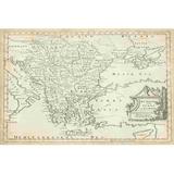 Red Barrel Studio® Map Of Hungary & Turkey In Europe Metal | 32 H x 48 W x 1.25 D in | Wayfair F5FC904B47584BEA9A94678B87031F85