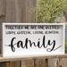 Gracie Oaks Together We Are One Blessed Family Wall Décor, Wood in Black/Brown/White | 8 H x 16 W x 1.5 D in | Wayfair