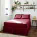 Wyndon Bamboo Eco Friendly Egyptian Comfort Bedding 4 Piece Sheet Set - Rayon from Bamboo/Rayon in Red | Full | Wayfair BL-FL-BUR