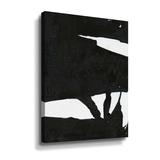 Orren Ellis Black & White Abstract I Gallery Canvas in Black/White | 10 H x 8 W x 2 D in | Wayfair 79B64CEB49ED4F36AA354D3CE90F8F51