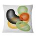 East Urban Home Colorful Minimal Organic Shapes III - Modern Printed Throw Pillow Polyester/Polyfill blend | 16 H x 16 W x 5 D in | Wayfair