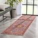 Blue/Green 87 x 27 x 0.32 in Area Rug - Well Woven Paloma Payson Oriental Fuchsia Distressed Area Rug | 87 H x 27 W x 0.32 D in | Wayfair PAL-29-2