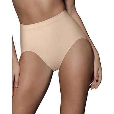 Bali Women's Seamless Shaping Brief 2 Pack (Size XXL) Soft Taupe, Nylon,Spandex