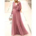 ZANZEA-Robe musulmane vintage pour femme Abaya marocaine Robe turque Manches lanterne Maxi