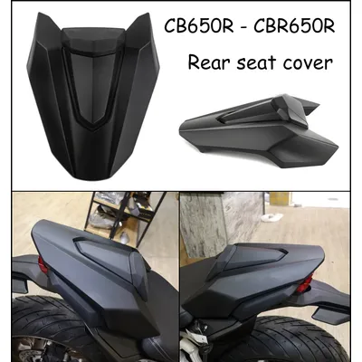 Juste de siège arrière de moto avec coussin en caoutchouc accessoires pour HONDA CBR650R CBR 650R