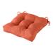 Outdoor Rust Tufted 20-in. Seat Cushion