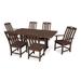 Trex Outdoor Furniture Yacht Club 7-Piece Farmhouse Trestle Dining Set