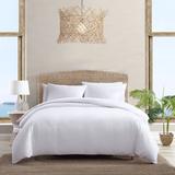 Tommy Bahama Basketweave Solid Cotton 3 Piece Comforter Set