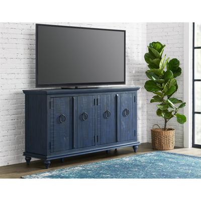 Garden District Solid Wood 65" TV Stand Console