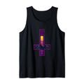 Synthwave Inverted Cross Dreamwave 80s Vintage Retro Tank Top