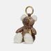 Coach Accessories | Coach Bear Bag Charm In Signature Canvas | Color: Brown/White | Size: Os