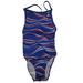 Adidas Swim | Adidas Vortex Back One Piece Swimsuit | Color: Blue/Red | Size: 38