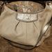 Coach Bags | Coach White And Sliver Ashley Crossbody/Shoulder Bag | Color: Silver/White | Size: Os