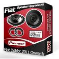 Doblo Speaker upgrade Front Door Pioneer car speakers 5.25" 13cm + Pods 250W