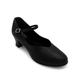 Capezio Junior Footlight Professional Shoes for Women Suitable for Many Styles, Comfortable & Supportive Dance Heels, Black, 4 UK