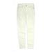 7 For All Mankind Jeans - High Rise: White Bottoms - Kids Girl's Size 20 - White Wash