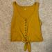 American Eagle Outfitters Tops | American Eagle Outfitters Size Small Mustard Tank Top | Color: Orange/Yellow | Size: S