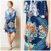 Anthropologie Dresses | Anthropologie Maeve Tisana Floral Dress Size 2 Euc | Color: Blue | Size: 2