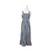 J. Crew Dresses | J. Crew Tiered Maxi Dress Gingham Navy White M | Color: Blue/White | Size: M