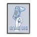 Stupell Industries Game on Text Illustration Holding Gaming Controller by Ziwei Li - Graphic Art Canvas in Blue | 30 H x 24 W x 1.5 D in | Wayfair