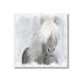 Stupell Industries Dreamy White Mane Horse Rustic Farmland by Kim Allen - Painting Canvas in Gray/White | 30 H x 30 W x 1.5 D in | Wayfair